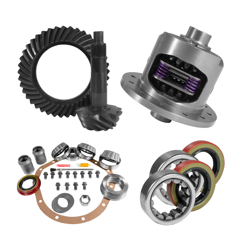 Yukon Gear 8.875in GM 12T 3.08 Rear Ring & Pinion Install Kit 30 Spline Positraction Axle Bearings - YGK2231