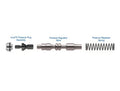 Sonnax Oversized Lube Regulated Pressure Regulator Valve & Line/TV Pressure Plug Kit for 48RE - 22771A-16K