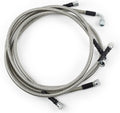 48RE Stainless Braided Transmission Cooler Lines Kit Dodge Ram 2500 3500 Cummins 5.9L 2003-2007 OEM