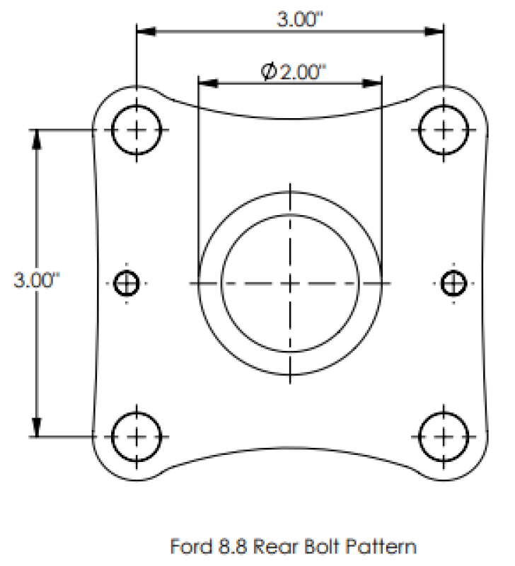 Driveshaft Shop DSS 15-24 Ford F150 4WD Regular Cab Short Bed 4in. Aluminum Driveshaft - 610502