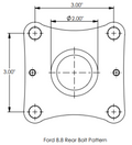 Driveshaft Shop DSS 15-24 Ford F150 4WD Regular Cab Short Bed 4in. Aluminum Driveshaft - 610502