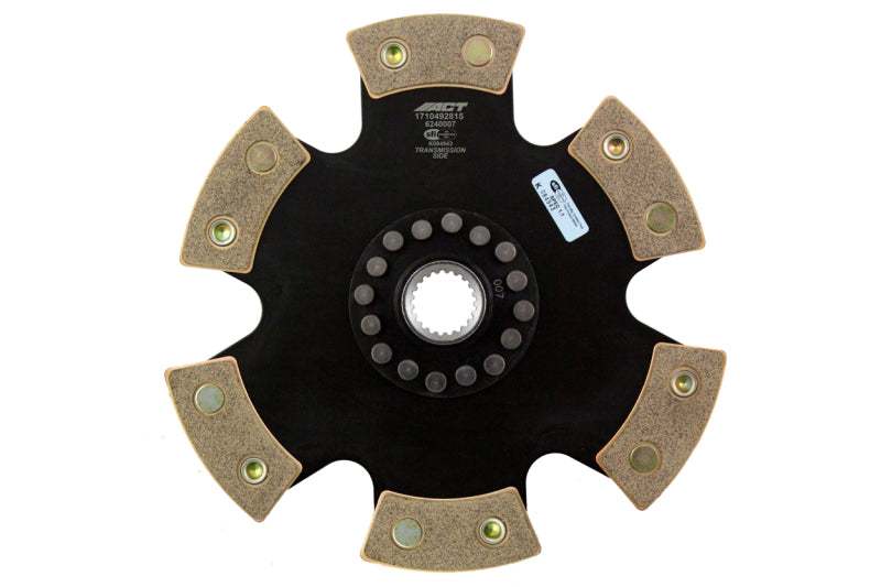 ACT 1987 Toyota Supra 6 Pad Rigid Race Disc - 6240007