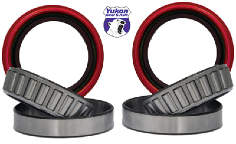 Yukon Gear Rplcmnt Axle Bearing and Seal Kit For 57 To 77 Dana 44 and Chevy/GM 1/2 Ton Front Axle - AK F-G01