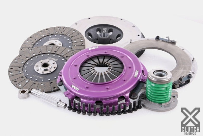 XClutch 18-24 Ford Mustang GT 5.0L 10.5in Twin Solid Organic Clutch Kit - XKFD27658-2G