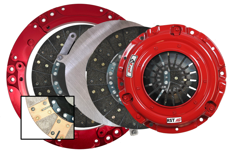 McLeod Racing RST HD Twin - For Large Diameter Flywheel - Red Ring - 1 x 14 Spline - 6911-08MD