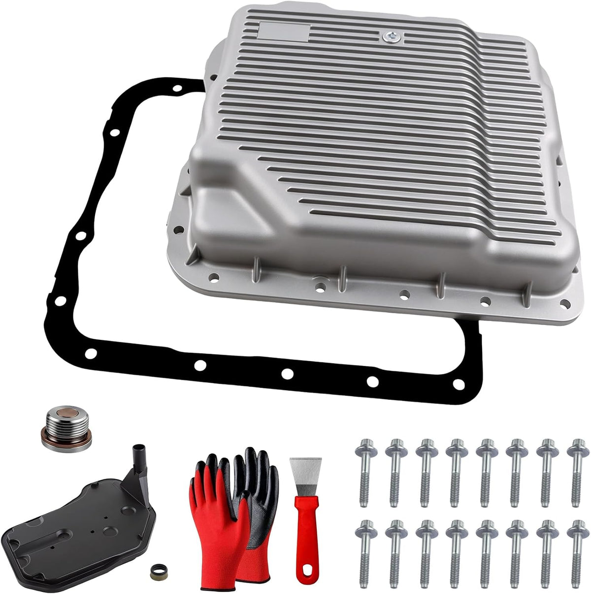 4L60E Aluminum Transmission Oil Pan Kit with Filter OEM