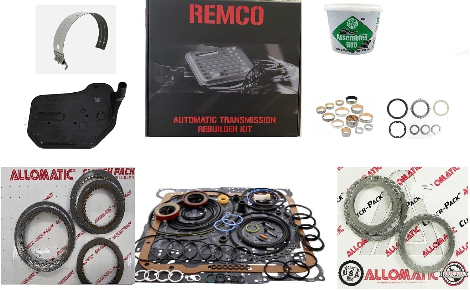 4L60E Deluxe Transmission Rebuild Kit 97-03 OEM