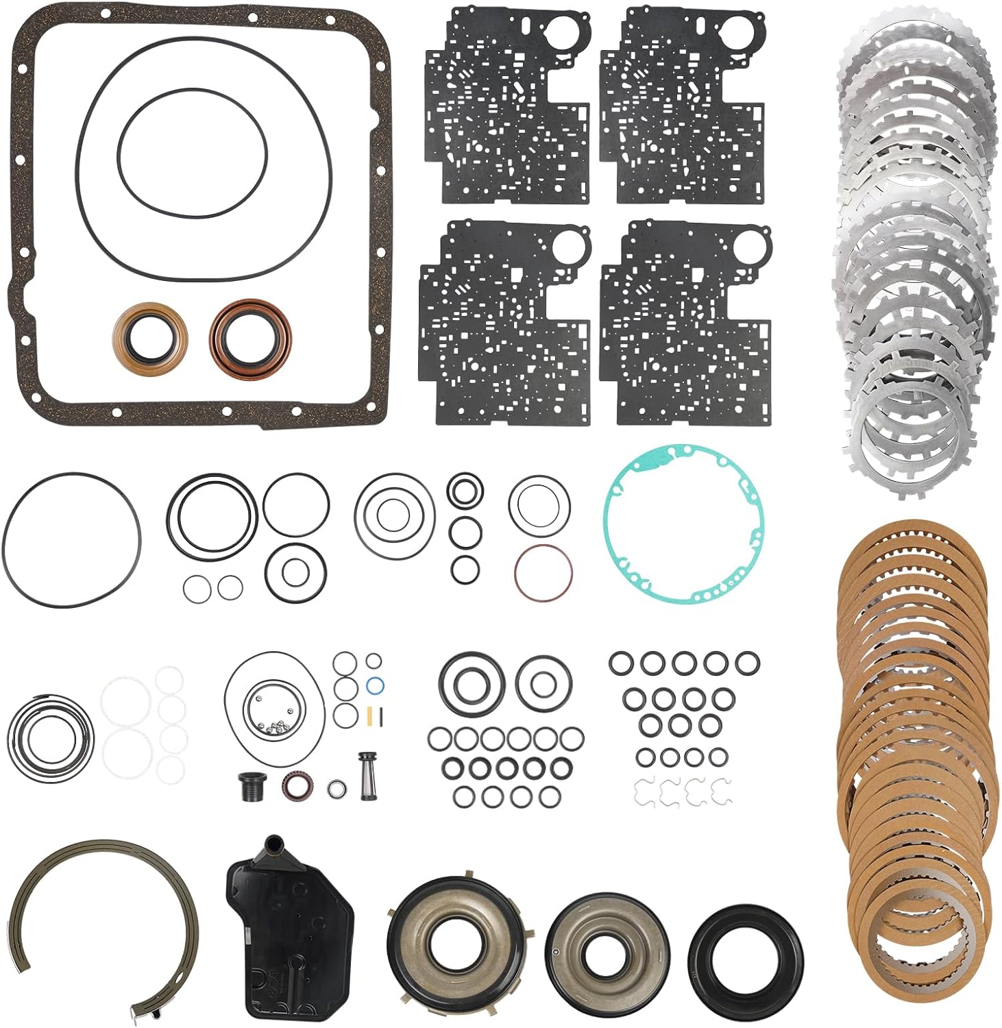 4L60E Rebuild Kit with Bonded Piston and 3-4 Clutch Upgrade 1997-2003 OEM