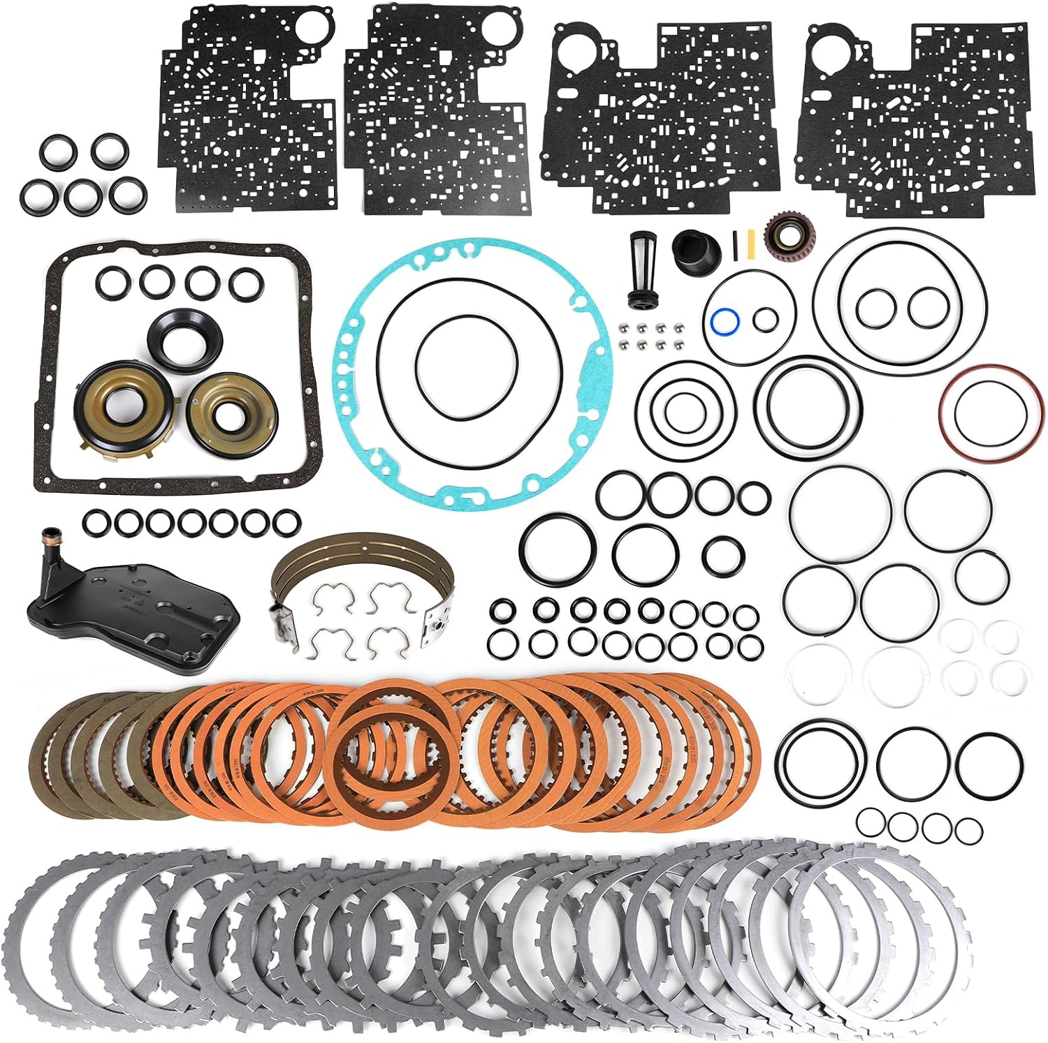 4L60E Super Master Overhaul Rebuild Kit with Steels and Pistons OEM