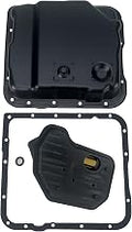 4L60E Transmission Filter Oil Pan Kit with Gasket, Compatible with Chevy Silverado Tahoe Express GMC Sierra Savana, Replaces 265-811 24229658, OE# 24208576 OEM