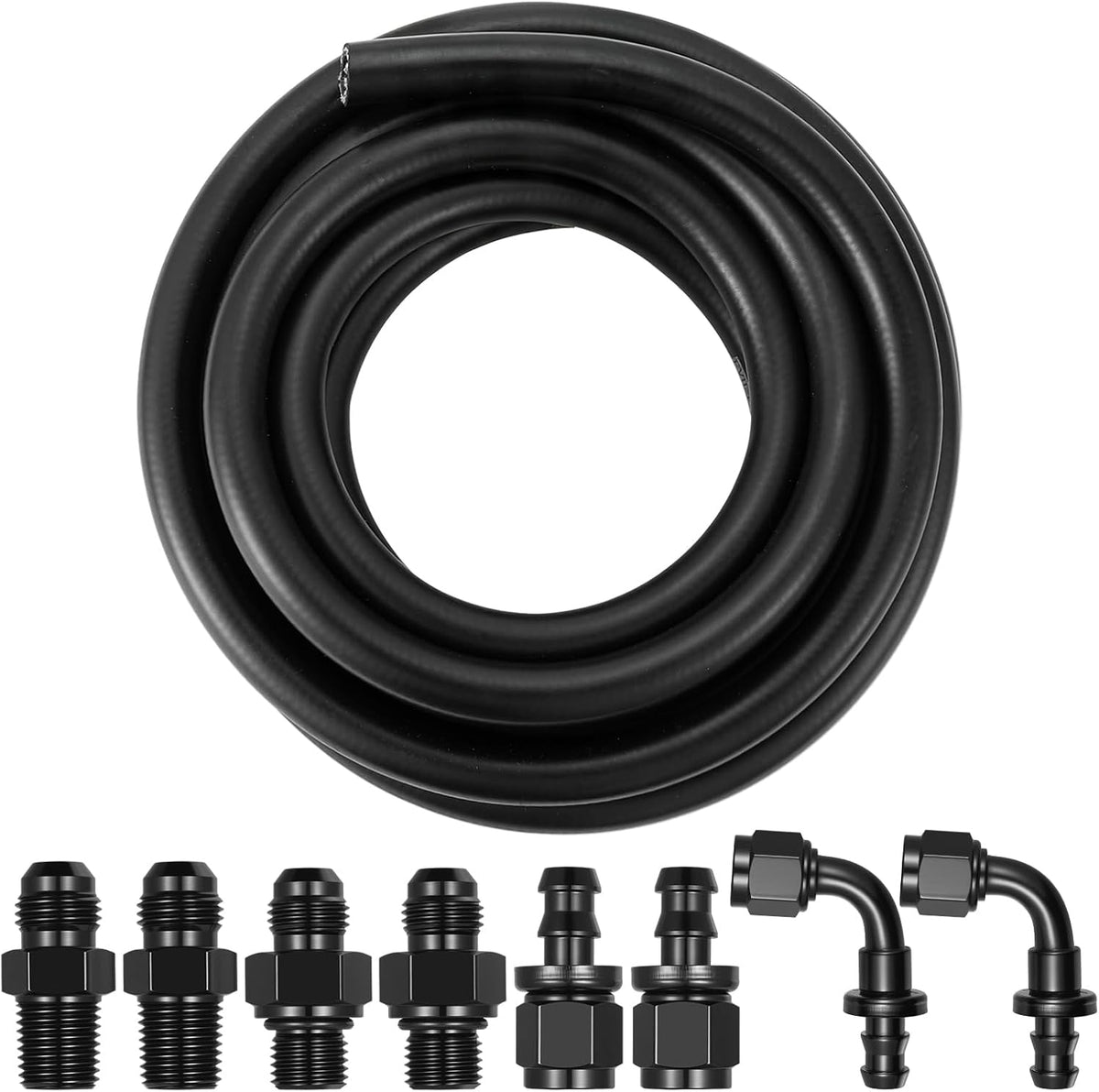 4L65E 6AN Rubber Transmission Cooler Line Kit 15 Ft EVIL ENERGY OEM