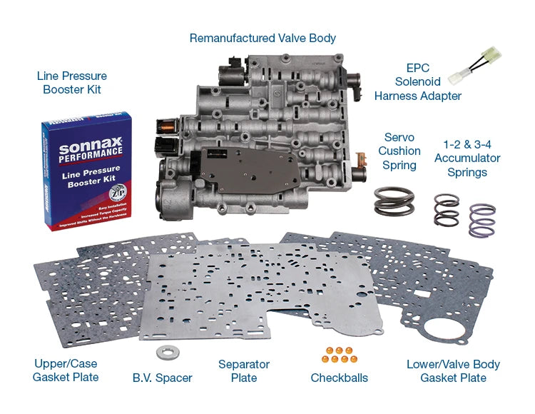 Sonnax Heavy Duty Remanufactured Valve Body for 4L65E - GM054-HD
