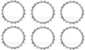 4L70E Steel Plate, 3-4 Clutch, 0.095", 20T, fits GM 4L65E 4L70E, . 057725A242 2001-Up OEM