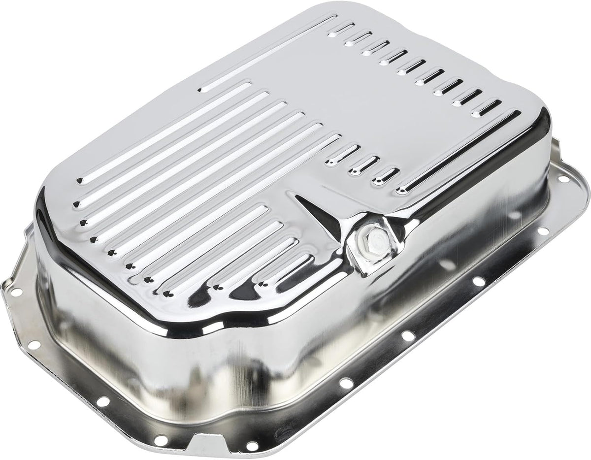 4L80E Deep Chrome Steel Transmission Oil Pan OEM