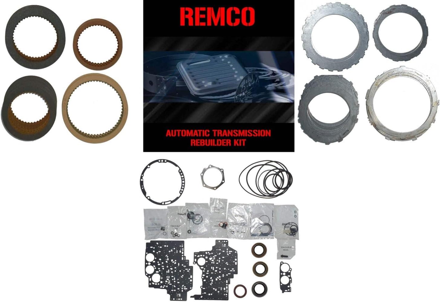 4L80E Master Rebuild Kit with Frictions and Steels 1997-Up OEM