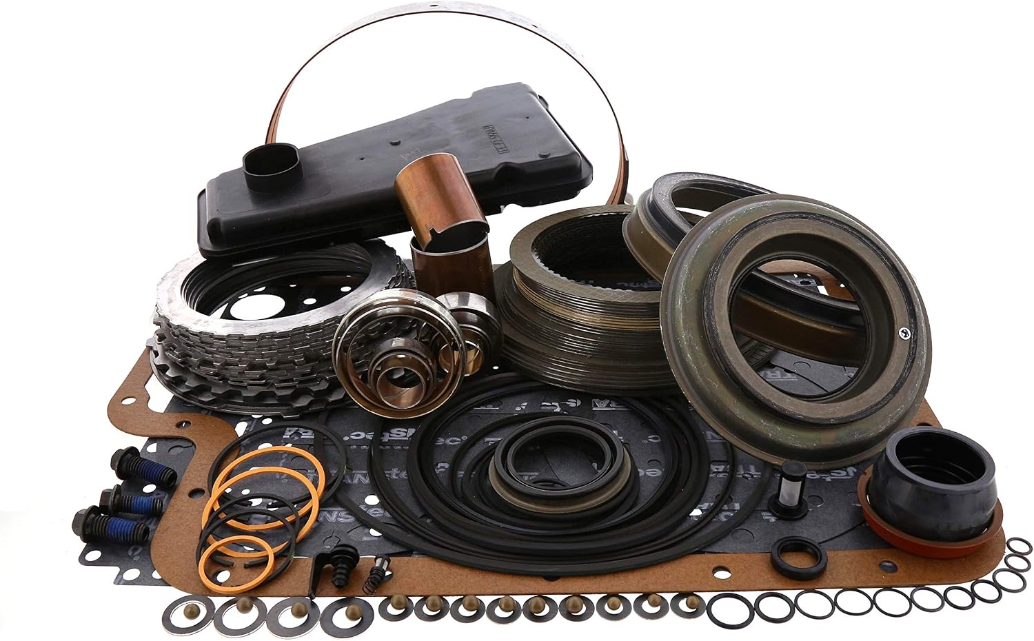 4R100 Deluxe Transmission Rebuild Kit with Overhaul Gaskets 2001-Up OEM