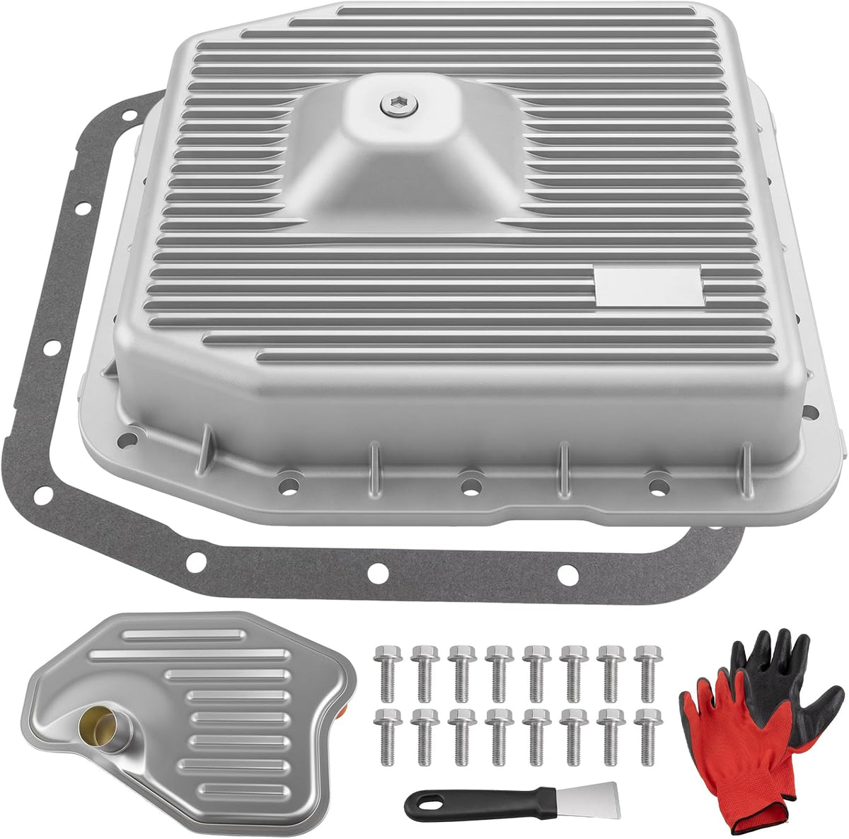 4R70W Aluminum Transmission Oil Pan Kit with Filter OEM