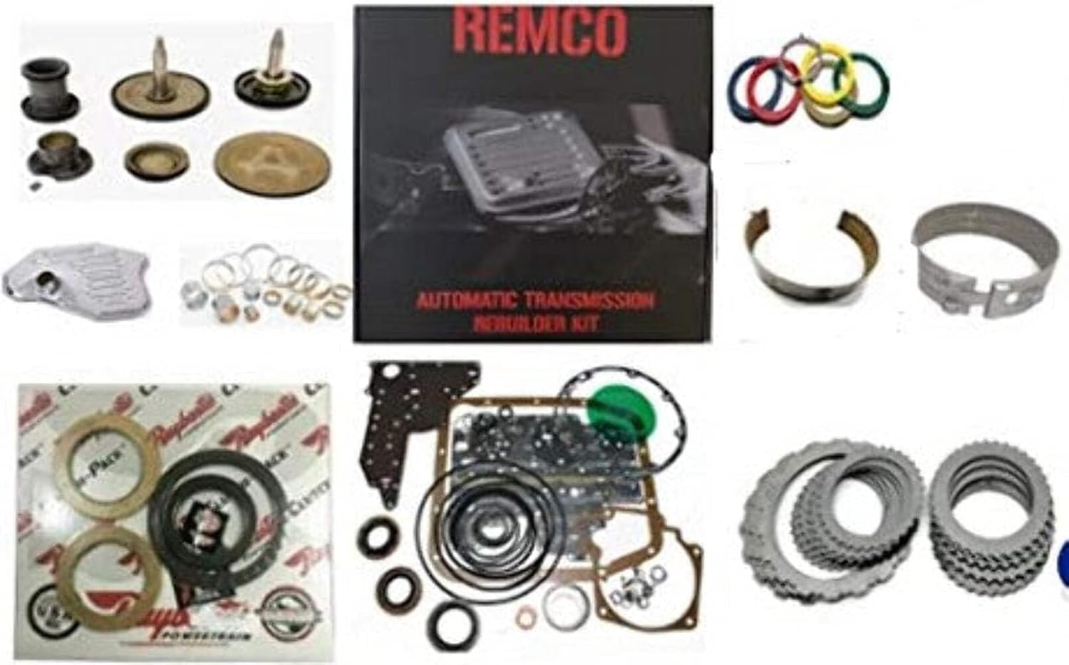 4R75W Master Overhaul Rebuild Kit with Clutches Steels Gaskets and Filter OEM