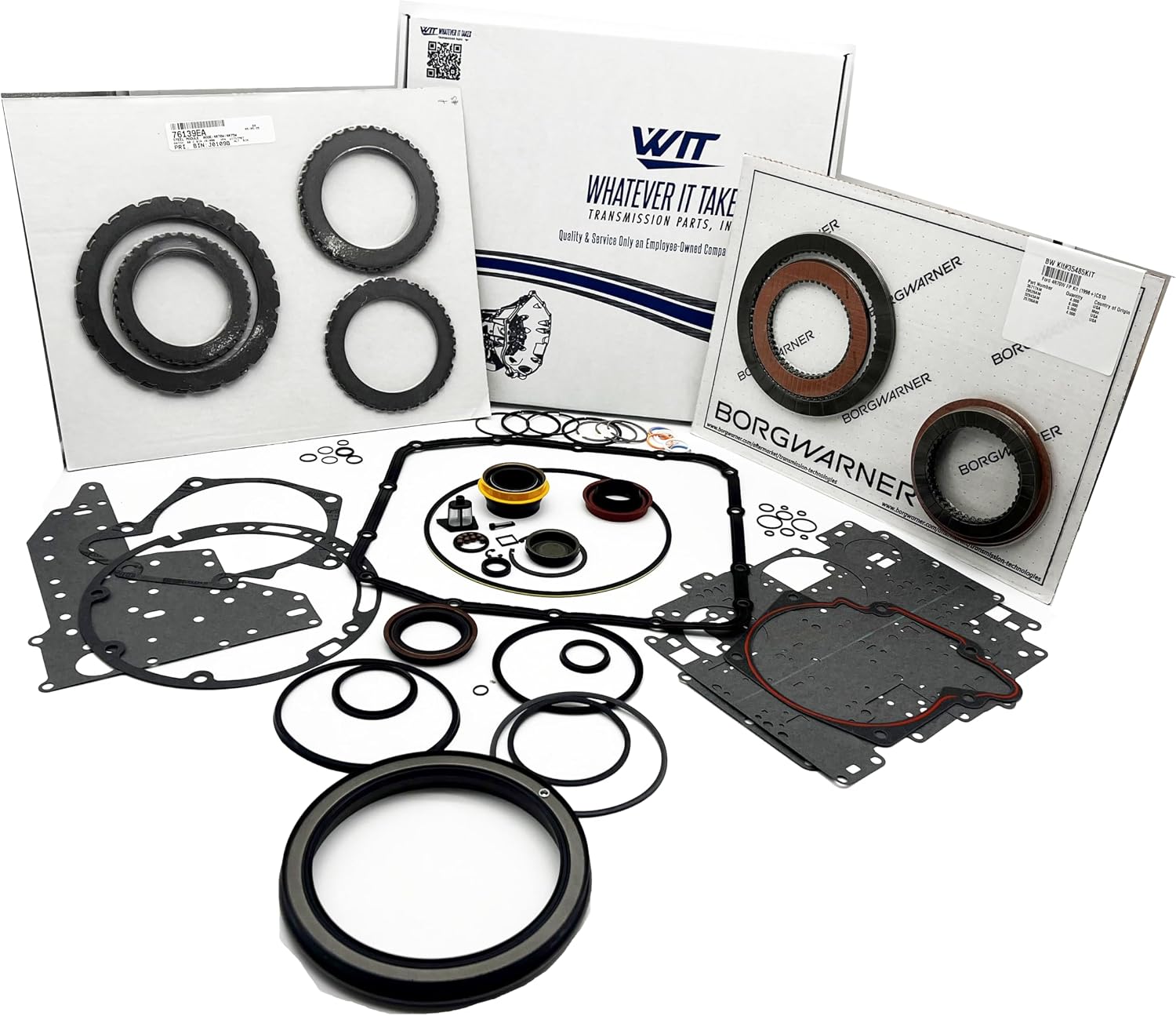 4R75W Master Rebuild Kit with Borg Warner Frictions 2004-Up OEM