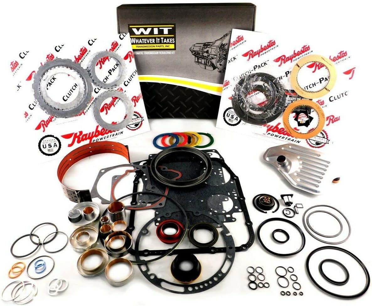 4R75W Master Rebuild Kit with Steels and Bonded Piston 2004-Up OEM
