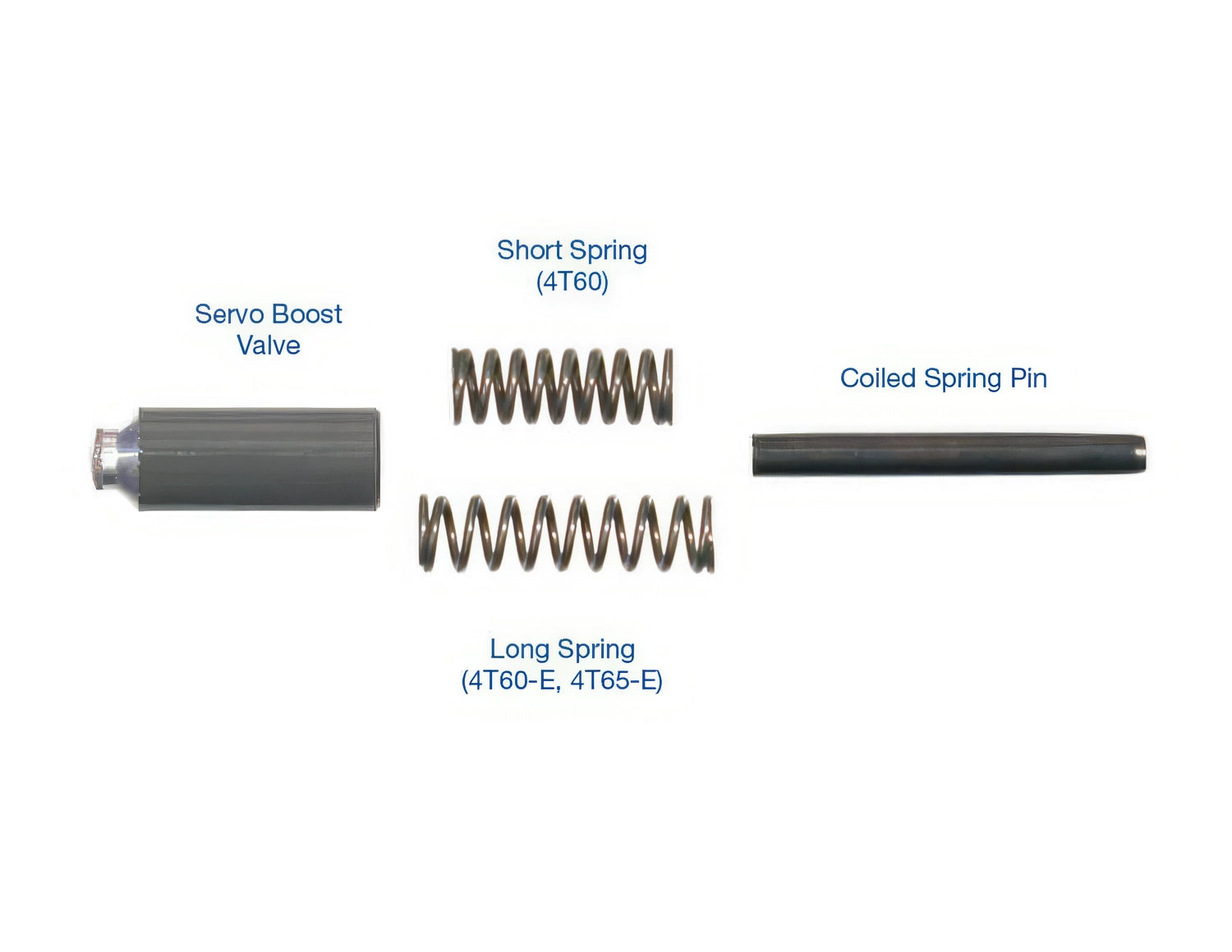 Sonnax Oversized 1-2 & Reverse Servo Boost Valve Kit for 4T60E - 84754-40K