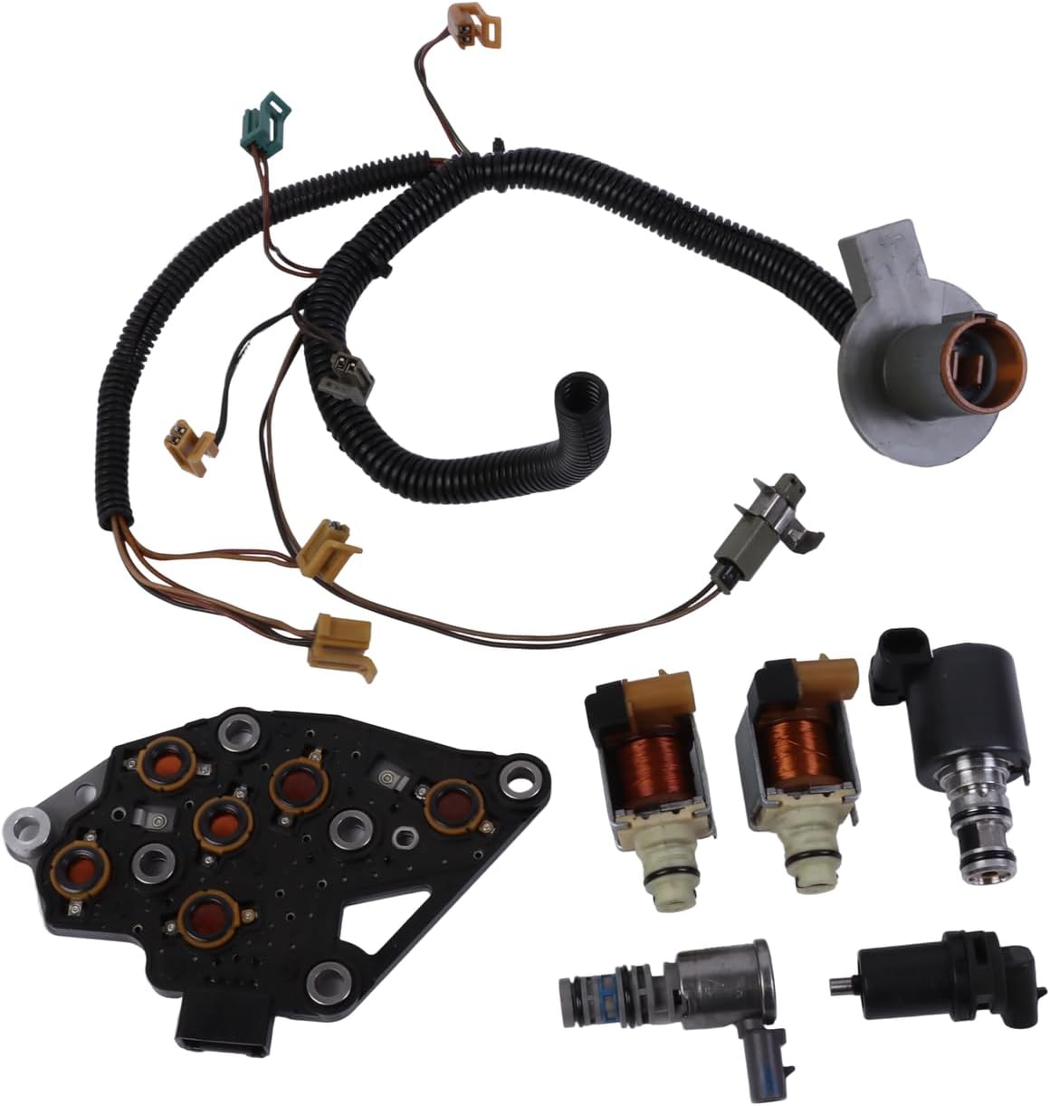 4T65E Solenoid Kit with Internal Wire Harness EPC Shift and TCC 1997-2002 OEM