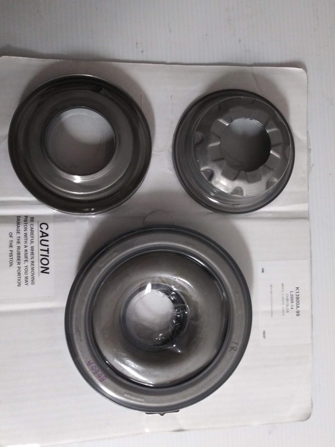 545RFE Bonded Piston Set with Bonded Pistons 04-Up OEM