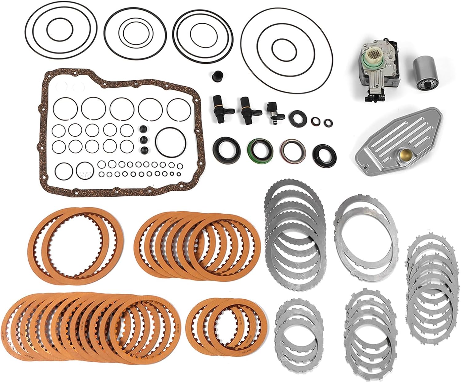 545RFE Master Transmission Rebuild Kit with Frictions, Steels & Filter OEM