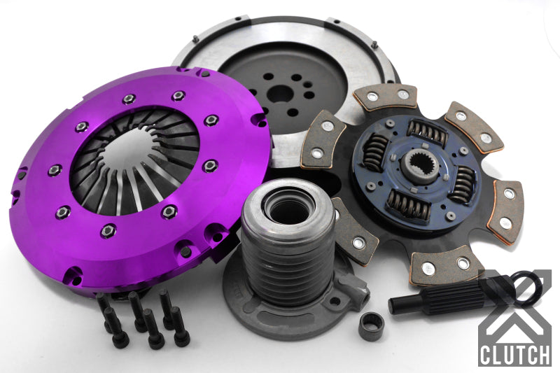 XClutch 15-18 Ford Mustang 2.3L Stage 2R Extra HD Sprung Ceramic Clutch Kit - XKFD24682-1R