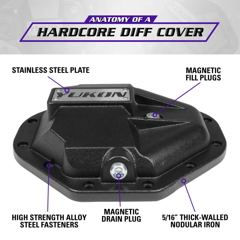 Yukon Gear Hardcore Nodular Iron Cover for Chrysler 9.25in Rear Differential - YHCC-C9.25