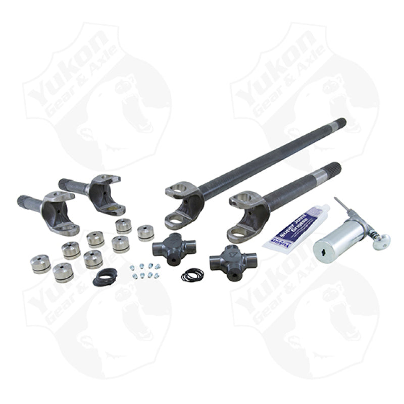 Yukon Gear Front 4340 Chrome-Moly Axle Kit For 79-87 GM 8.5in 1/2 Ton Truck and Blazer - YA W24120