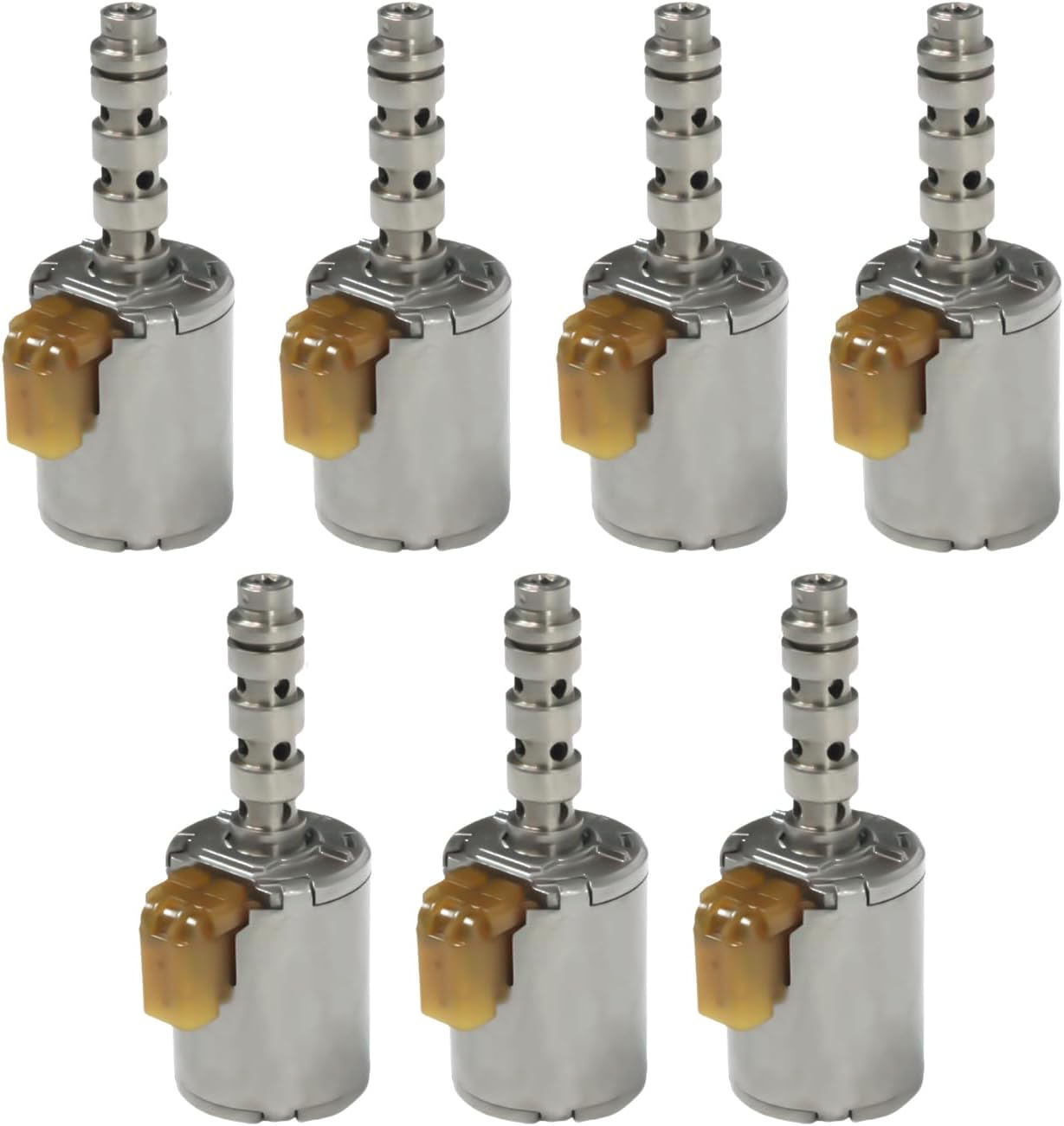 5R110W 7PCS Transmission Solenoid Kit for Ford F250 F350 F450 F550 Super Duty Replaces 3C3Z-7J136AA 3C3Z-7G383AB 3C3Z-7J136AB 2003-Up OEM