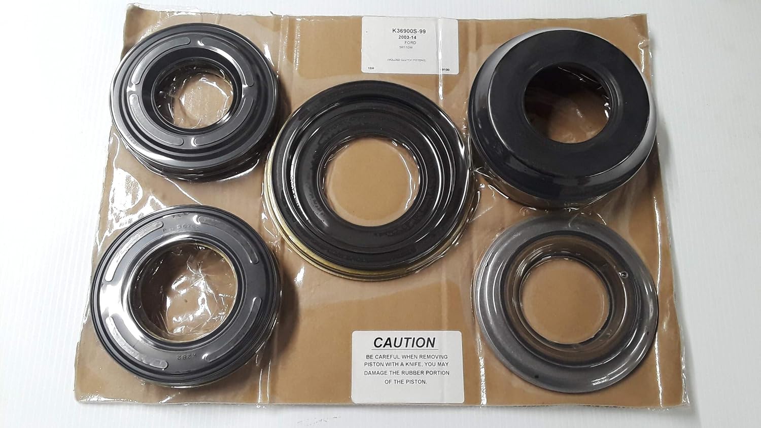 5R110W Bonded Piston Set with Bonded Pistons 03-Up OEM