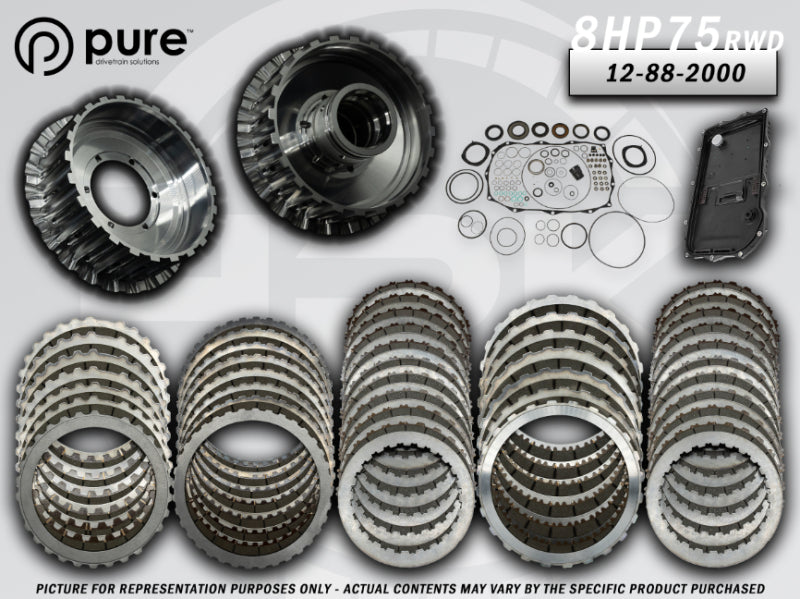 Pure Drivetrain 8HP75 High Performance Transmission Hard Parts Kit - RWD - Stage 2 - 12-88-2000