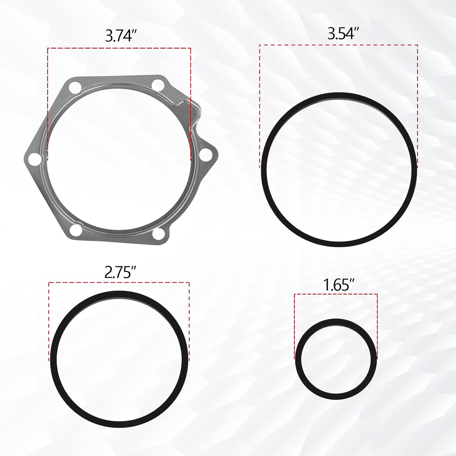 TH400 Gasket and Seal Kit 1965-1990 - Aftermarket - image 4