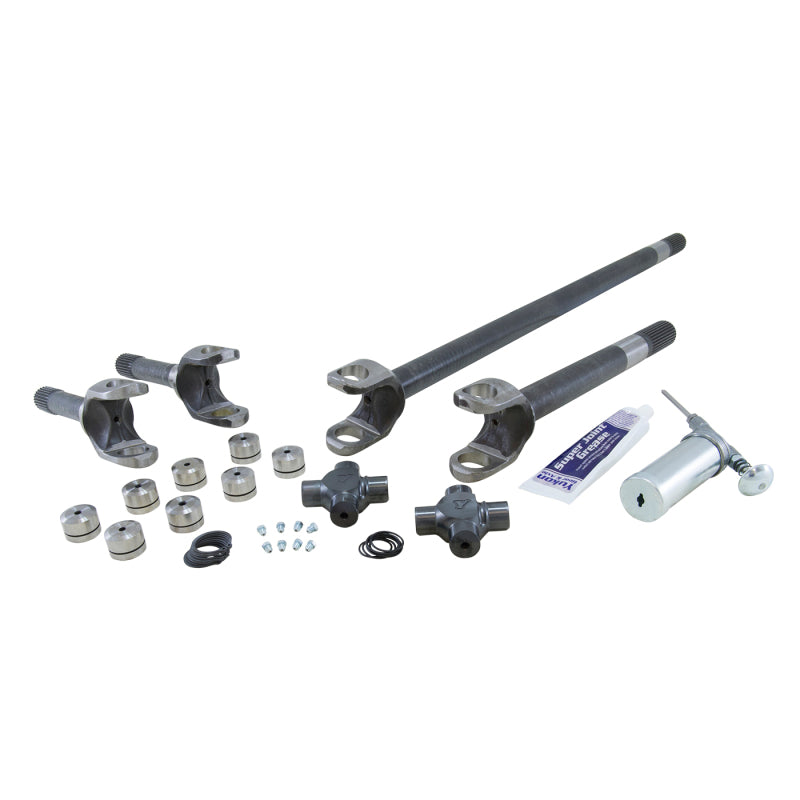 Yukon Gear Front 4340 Chrome-Moly Axle Kit For 79-87 GM 8.5in 1/2 Ton Truck and Blazer - YA W24120