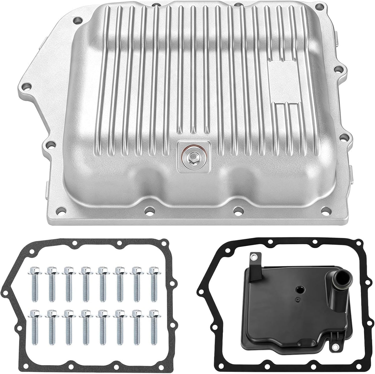 62TE Aluminum Transmission Oil Pan Kit with Filter OEM