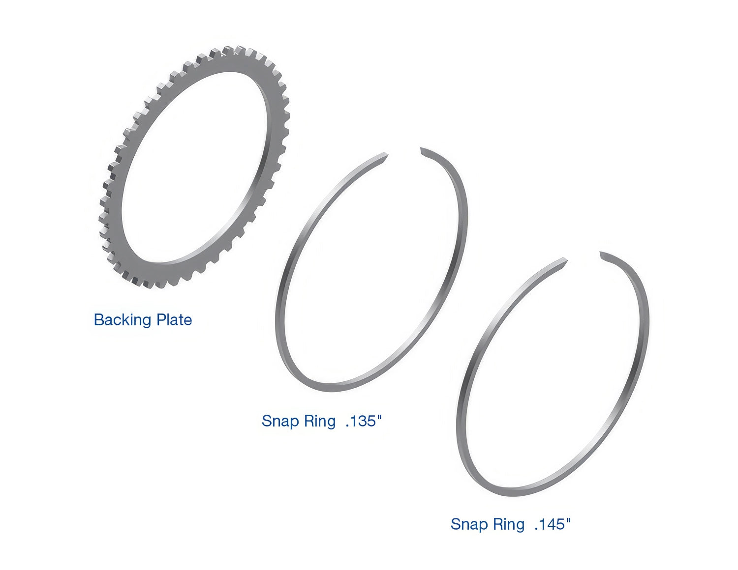Sonnax Low Clutch Backing Plate Kit for 62TE - 92835-LSK
