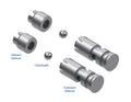 Sonnax Oversized Low/Reverse Switch Checkball Sleeve Kit for 62TE - 92835-47K