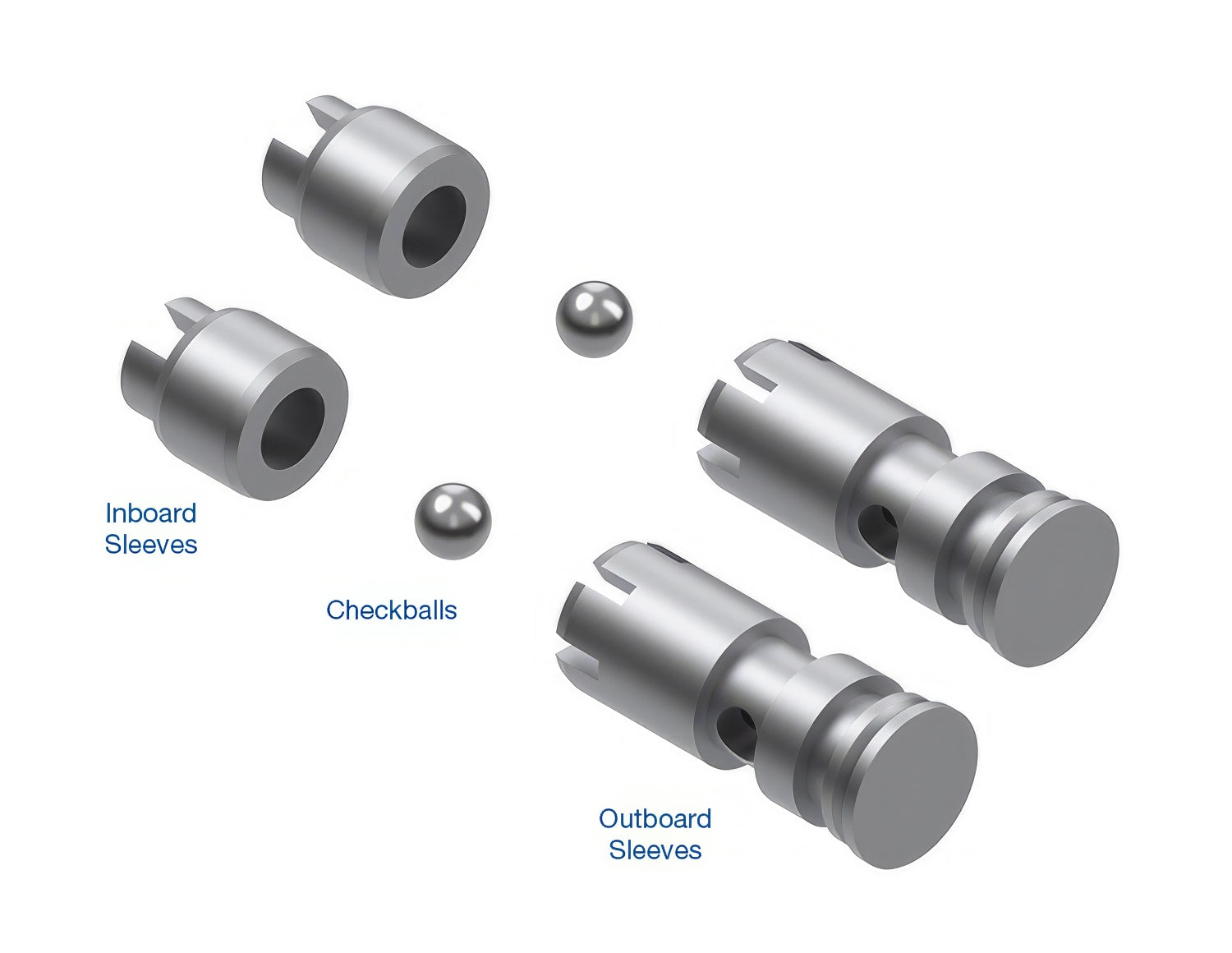 Sonnax Oversized Low/Reverse Switch Checkball Sleeve Kit for 62TE - 92835-47K