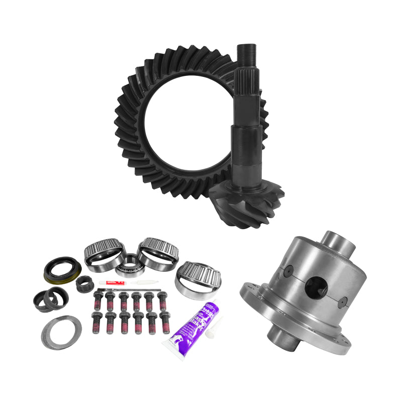 Yukon Gear 11.5in AAM 4.11 Rear Ring & Pinion Install Kit Positraction 4.125in OD Pinion Bearing - YGK2110
