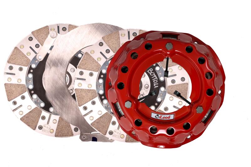 McLeod 55-85 Chevy SBC SFT 2000 Twin Disc Clutch Kit w/ Flywheel - Bronze Facing - 83001B07M