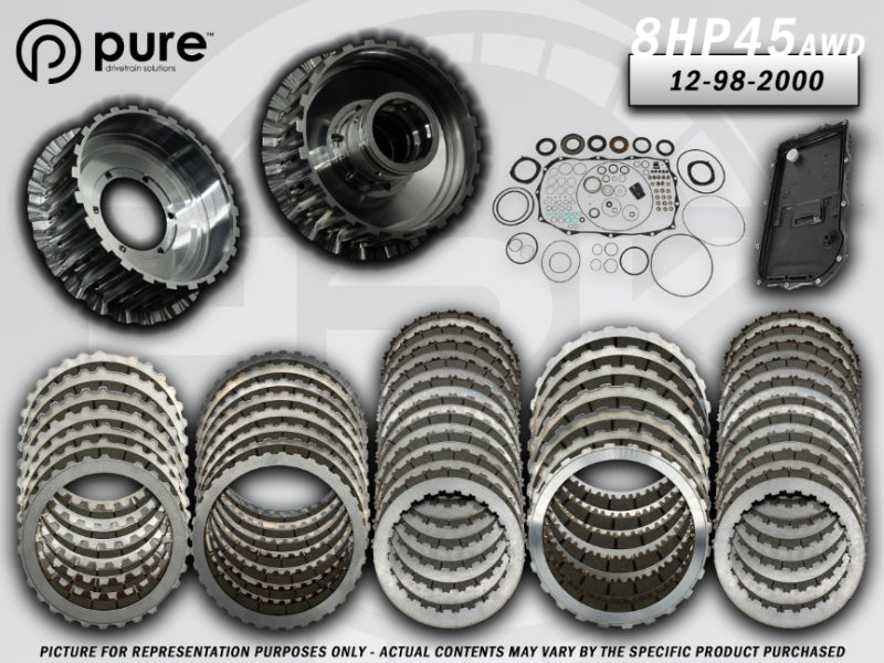 Pure Drivetrain 8HP45 High Performance Transmission Hard Parts Kit - AWD - Stage 2 - 12-98-2000