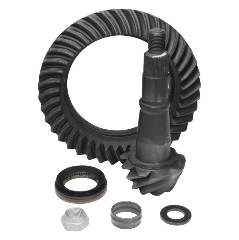 Yukon Gear Reverse Ring & Pinion w/ 4:44 Gear Ratio for Dodge RAM 9.25in. - w/ Solid Front - YG C9.25R-444R-14