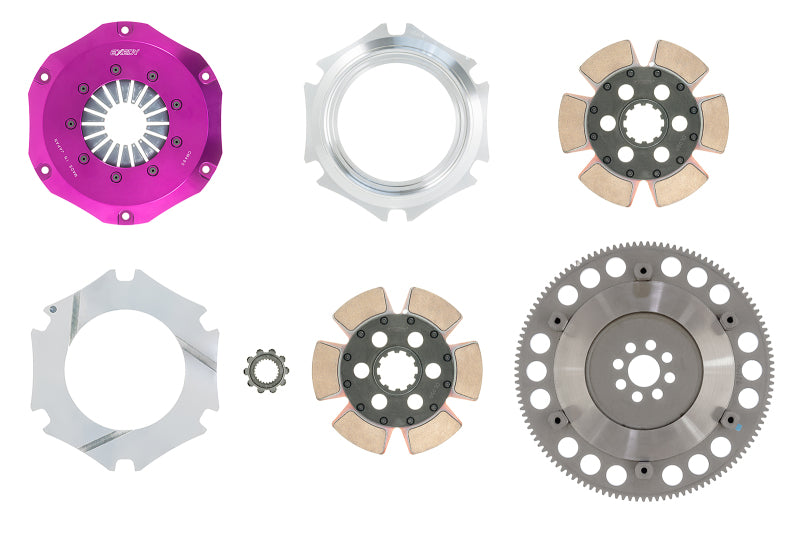 Exedy 2002-2006 Acura RSX L4 Hyper Compe-R Twin Cerametallic Clutch Rigid Disc - HM032SBL