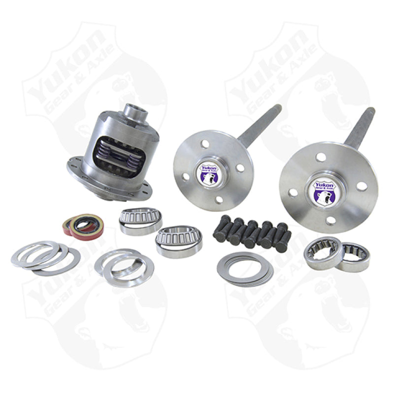 Yukon Gear 79-93 Mustang Axle Kit / 28 Spline / 4 Lug Axles w/ Duragrip Positraction - YA FMUST-1-28