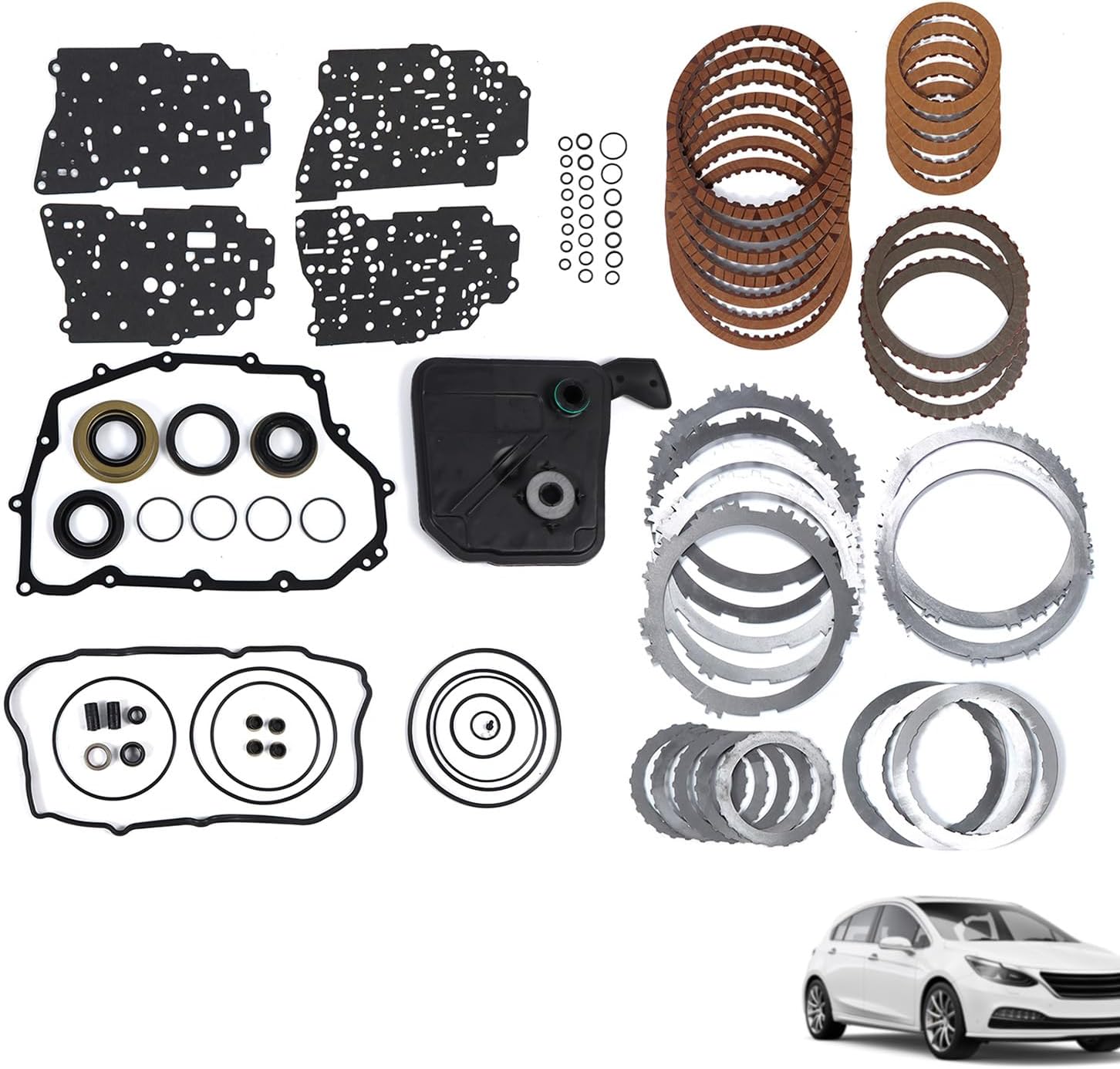 6F35 Master Transmission Rebuild Kit with Filter Master 2013-Up OEM