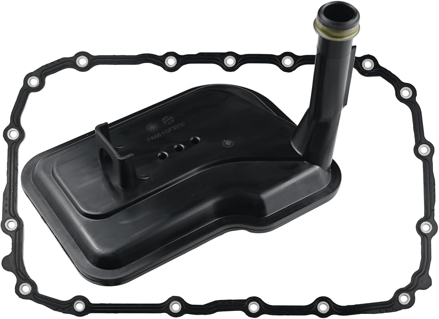 6L45 Transmission Filter & Rubber-Coated Steel Pan Gasket Kit OEM