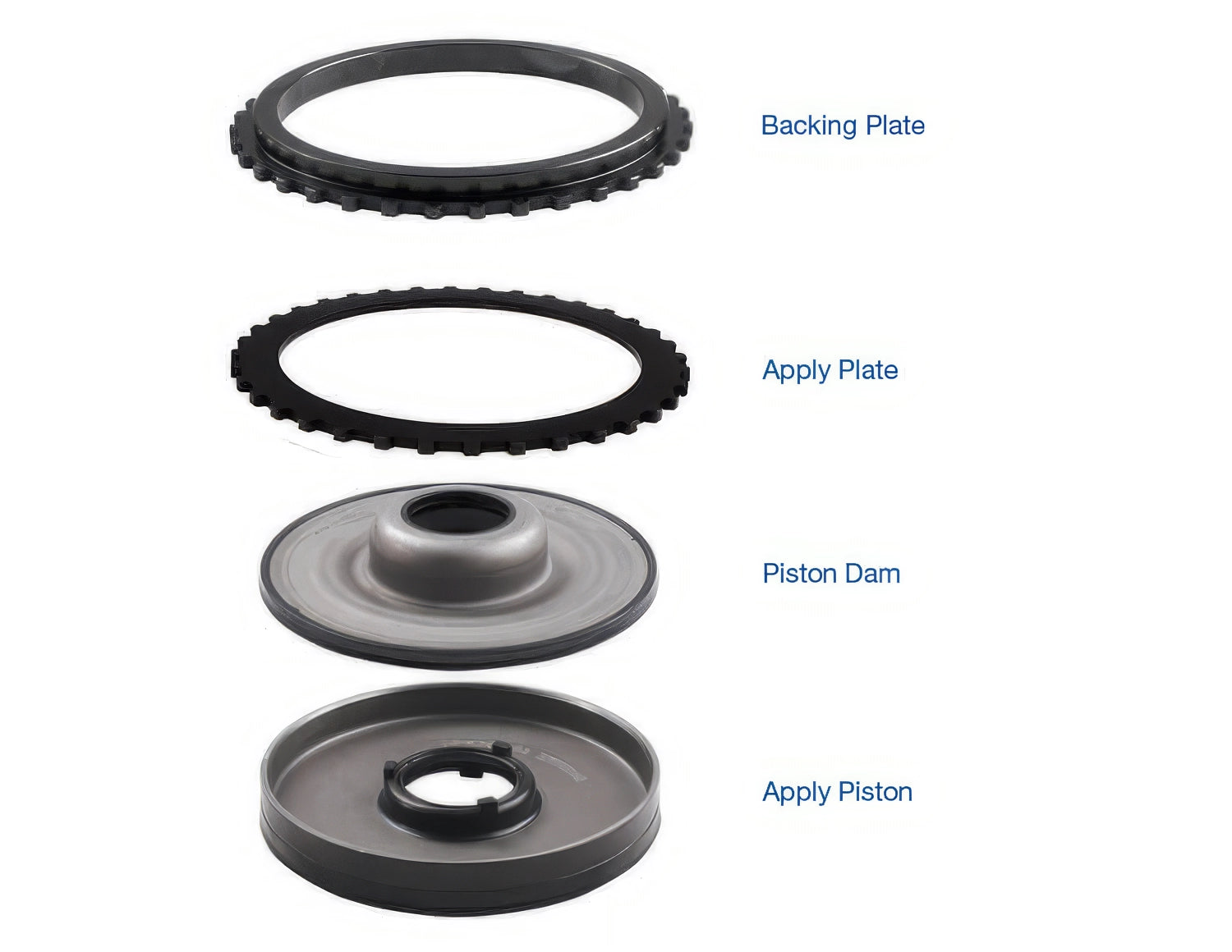 Sonnax High Capacity 4-5-6 Clutch Apply Piston Kit for 6L80 - 104960-10K