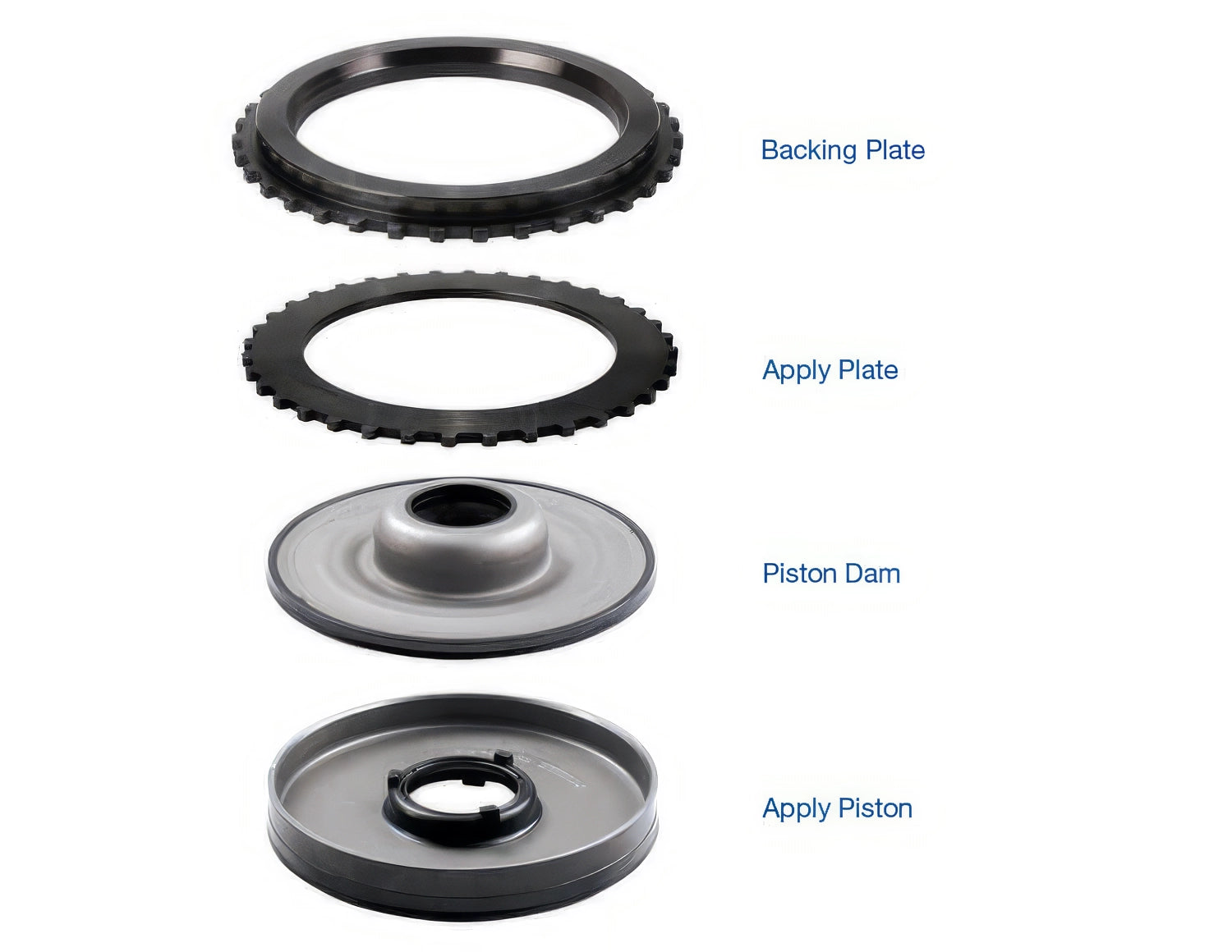 Sonnax High Capacity 4-5-6 Clutch Apply Piston Kit for 6L80 - 104960-20K